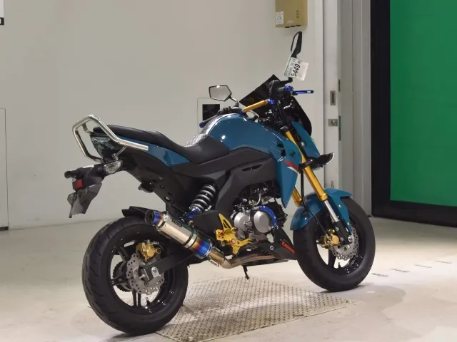 Kawasaki Z125 PRO, зелёный, фото 5