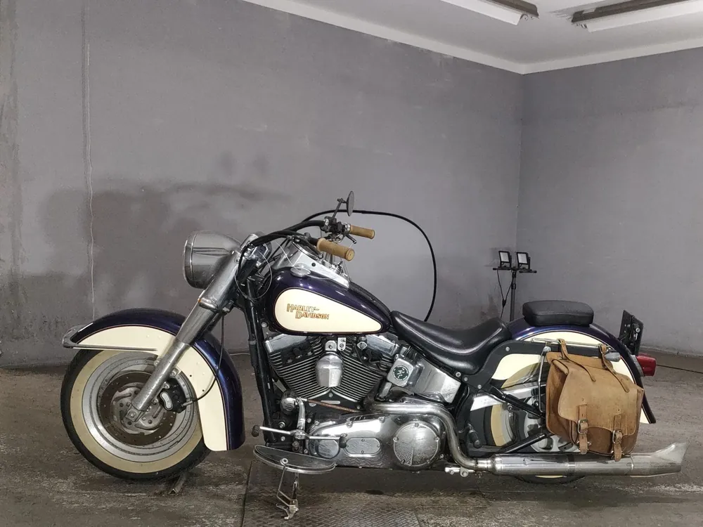Harley-Davidson Fat Boy 2004, white / blue, фото 2