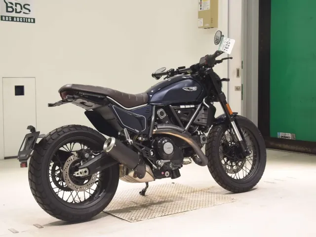 Ducati Scrambler Night Shift 2023, navy blue, фото 5