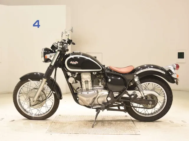 Kawasaki Estrella, белый, чёрный, фото 2