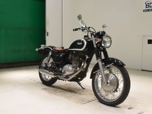 Kawasaki Estrella, белый, чёрный, фото 3