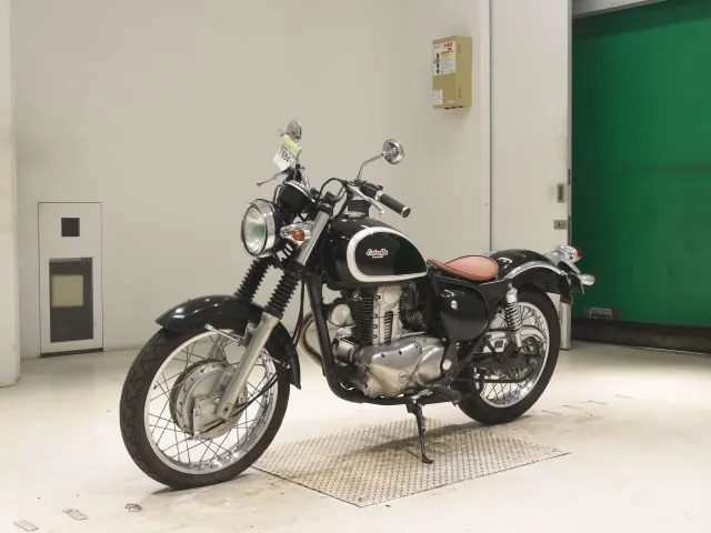 Kawasaki Estrella, белый, чёрный, фото 4
