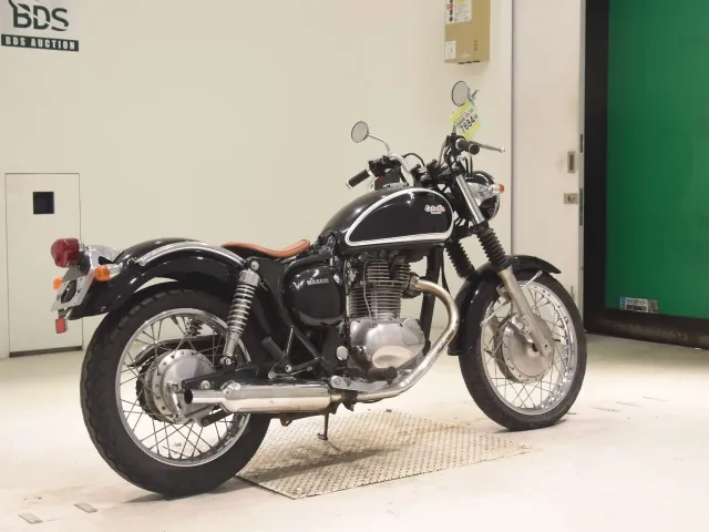 Kawasaki Estrella, белый, чёрный, фото 5