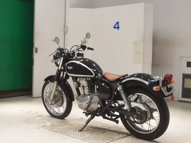Kawasaki Estrella, белый, чёрный, фото 6