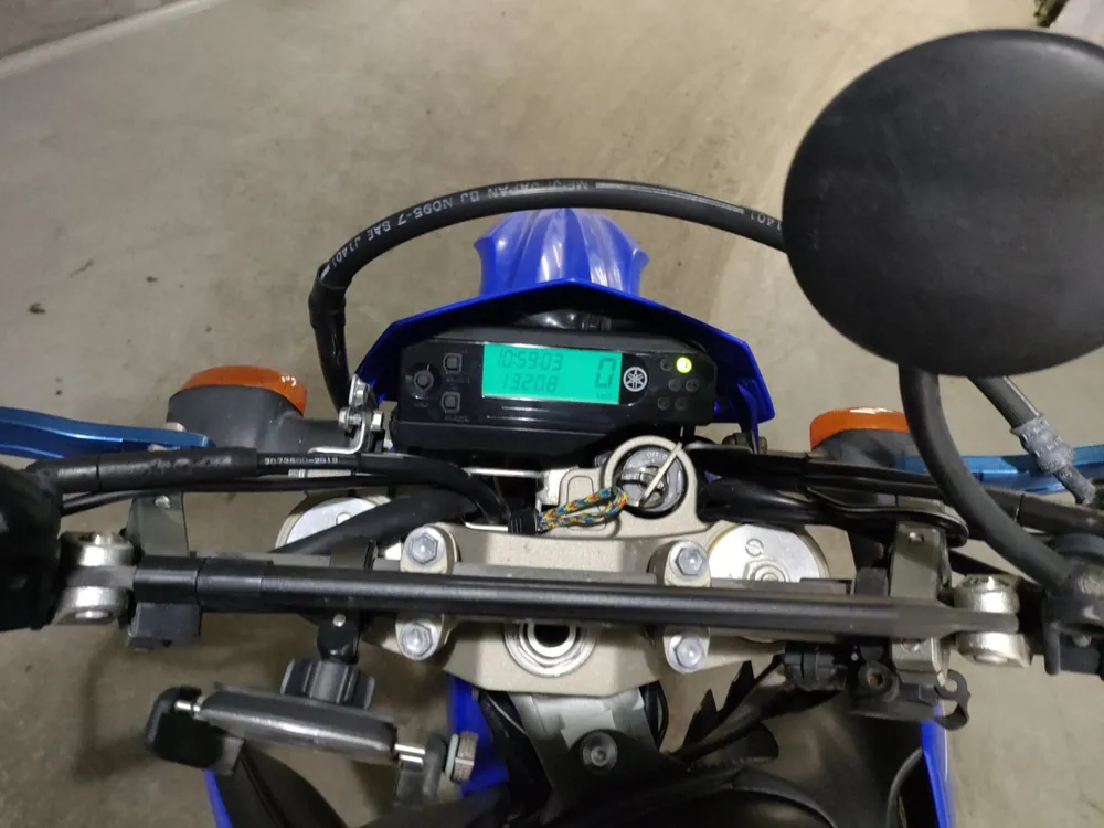 Yamaha WR250R, белый, синий, фото 5
