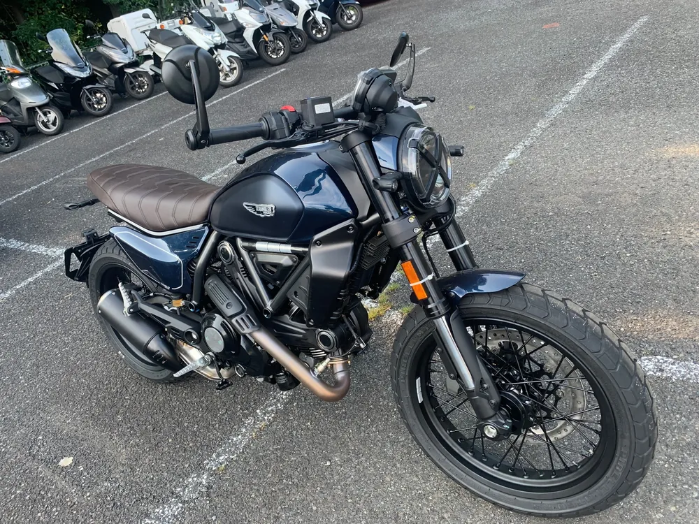 Ducati Scrambler Night Shift 2026, синий, фото 2