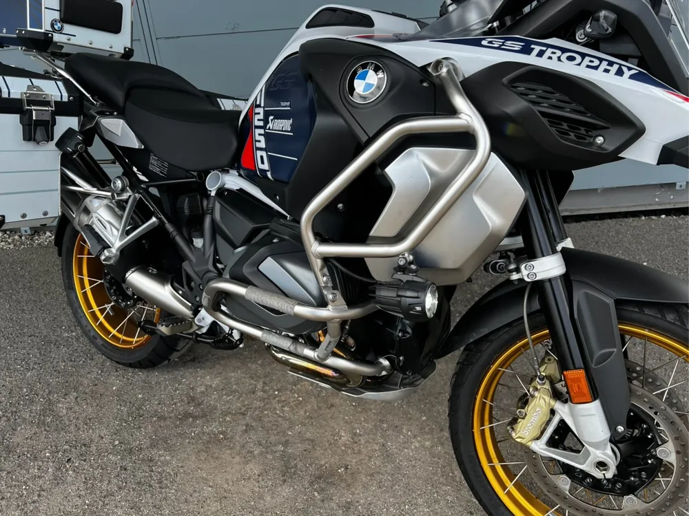 BMW R1250Gs 2023, white / blue, фото 9