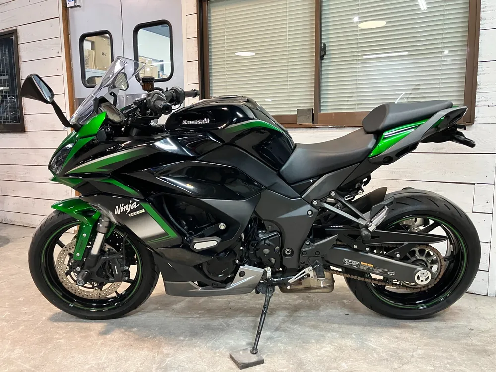 Kawasaki NINJA1000SX 2021, black/green, фото 2