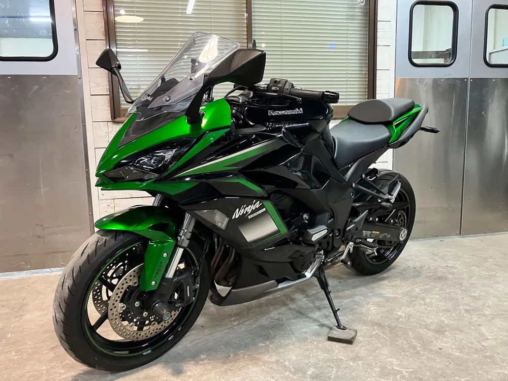 Kawasaki NINJA1000SX 2021, black/green, фото 8