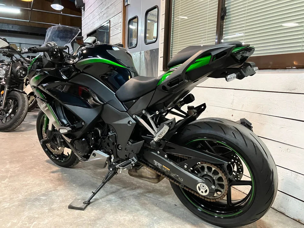 Kawasaki NINJA1000SX 2021, black/green, фото 9