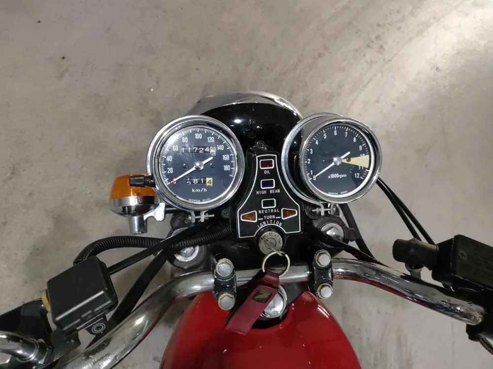 Honda CB400 2023, красный, фото 5