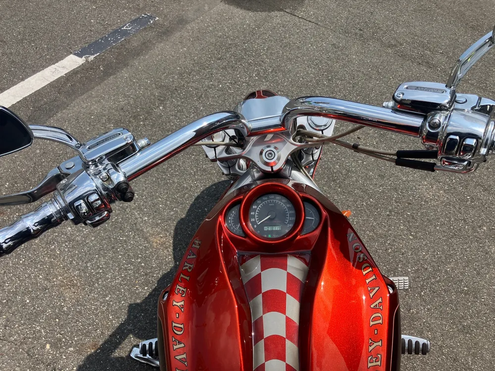 Harley-Davidson VRSCAW 2009, оранжевый, фото 5