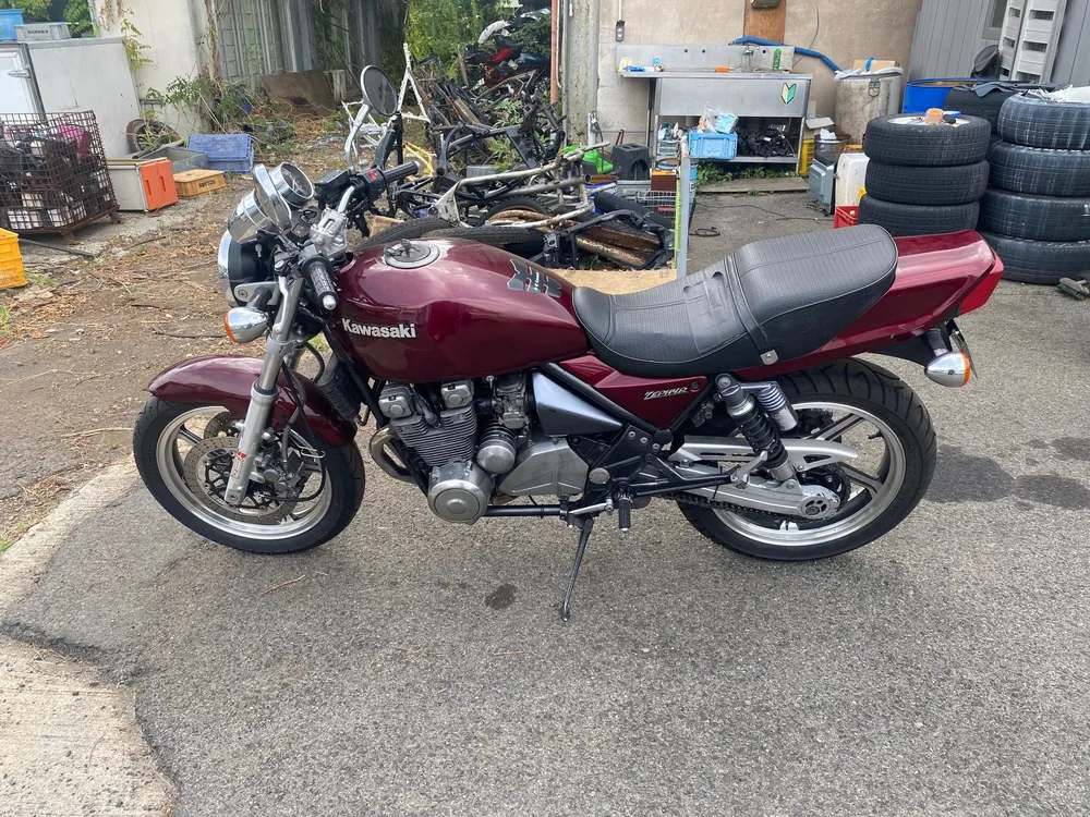 Kawasaki Zephyr 550 2026, w red, фото 2