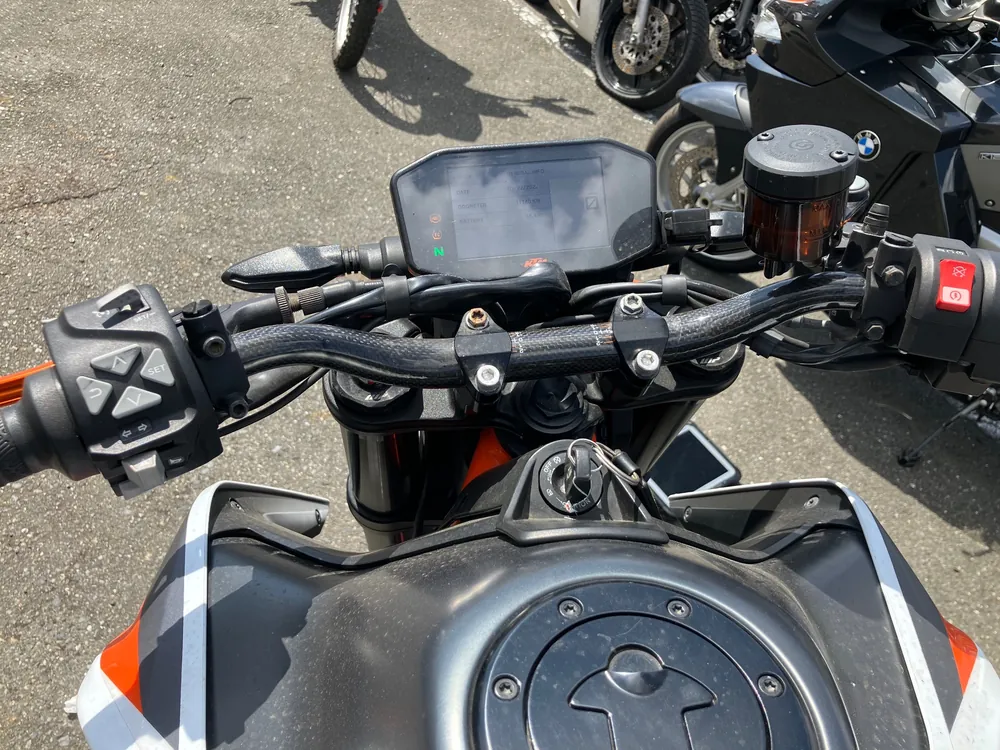 KTM 890 Duke R 2020, white / orange, фото 3