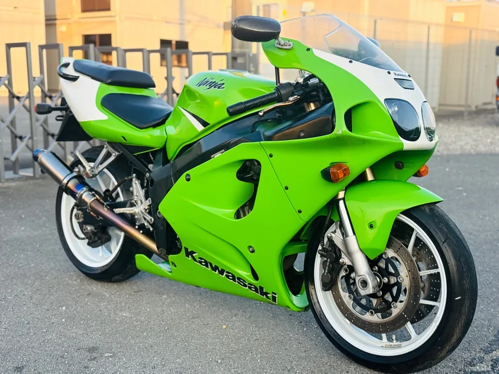 Kawasaki ZX-7R 2001, lime / white, фото 8