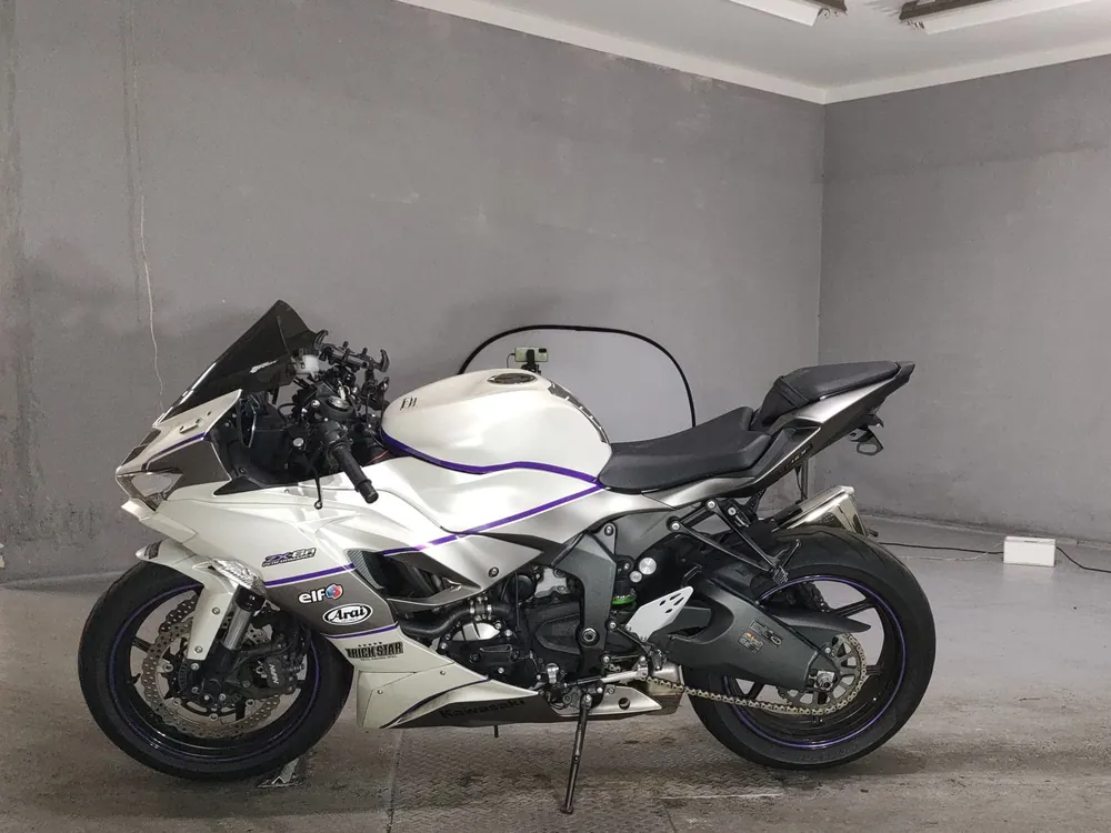 Kawasaki Zx-6Ra 2019, белый, фото 2