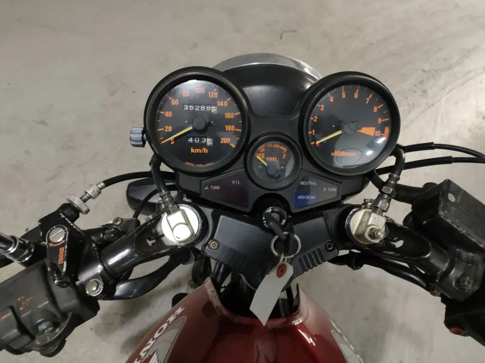 Honda CBX550 2023, красный, фото 5