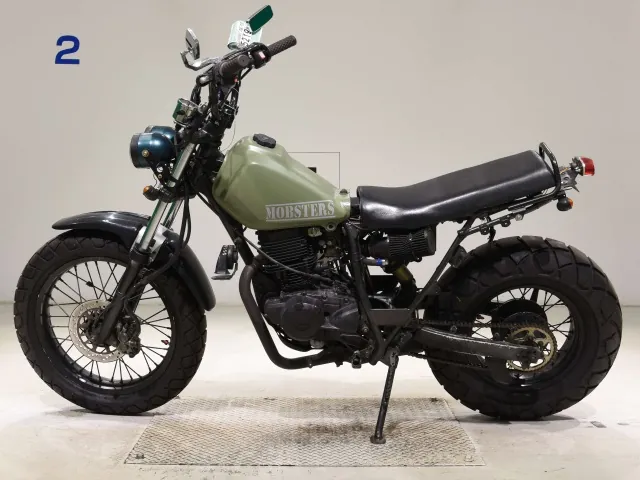 Yamaha TW225E DG09J, зелёный, фото 2