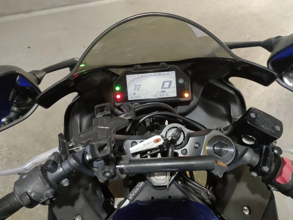 Yamaha MT-03 2020, чёрный, синий, фото 5