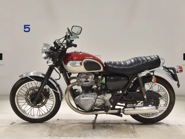 Kawasaki W650 2003, красный, фото 2