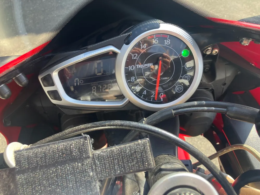 Triumph Daytona 675 2012, красный, фото 3