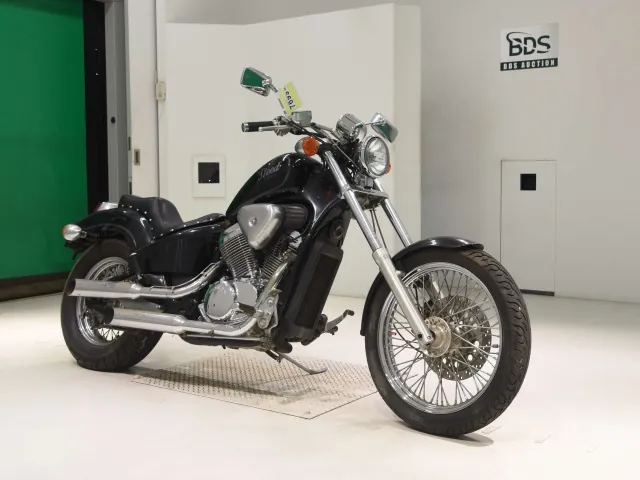 Honda Steed 400 1988, чёрный, фото 3