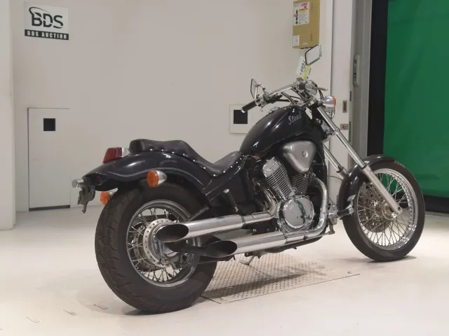 Honda Steed 400 1988, чёрный, фото 5