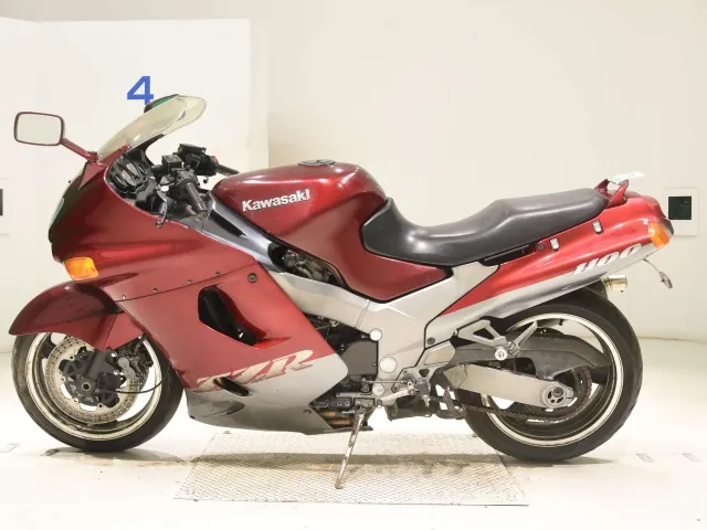 Kawasaki ZZ-R1100 1998, бордовый, фото 2