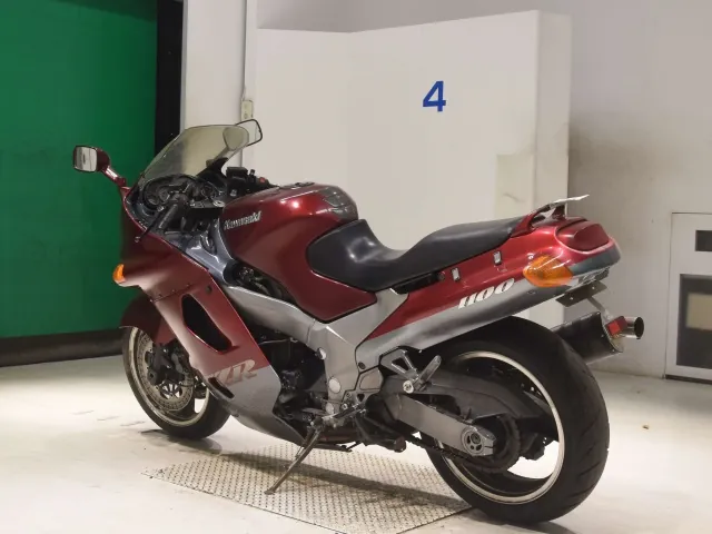 Kawasaki ZZ-R1100 1998, бордовый, фото 6