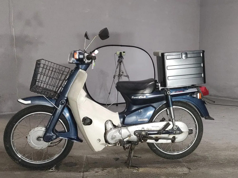 Honda Super Cub, синий, фото 2