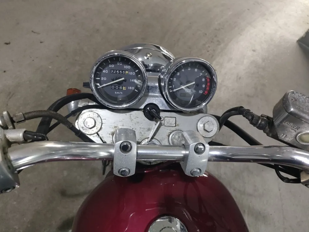 Honda VRX400 1995, красный, фото 5