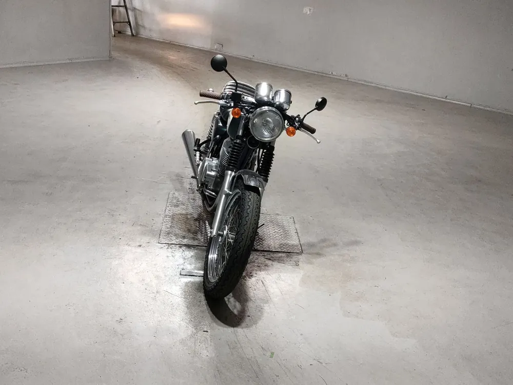 Honda CB400SS, зелёный, бежевый, фото 3
