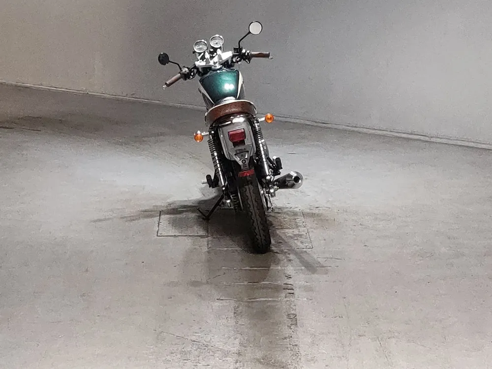 Honda CB400SS, зелёный, бежевый, фото 4
