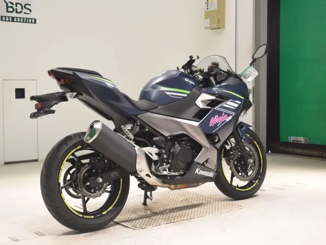 Kawasaki Ninja 400, navy blue, фото 5