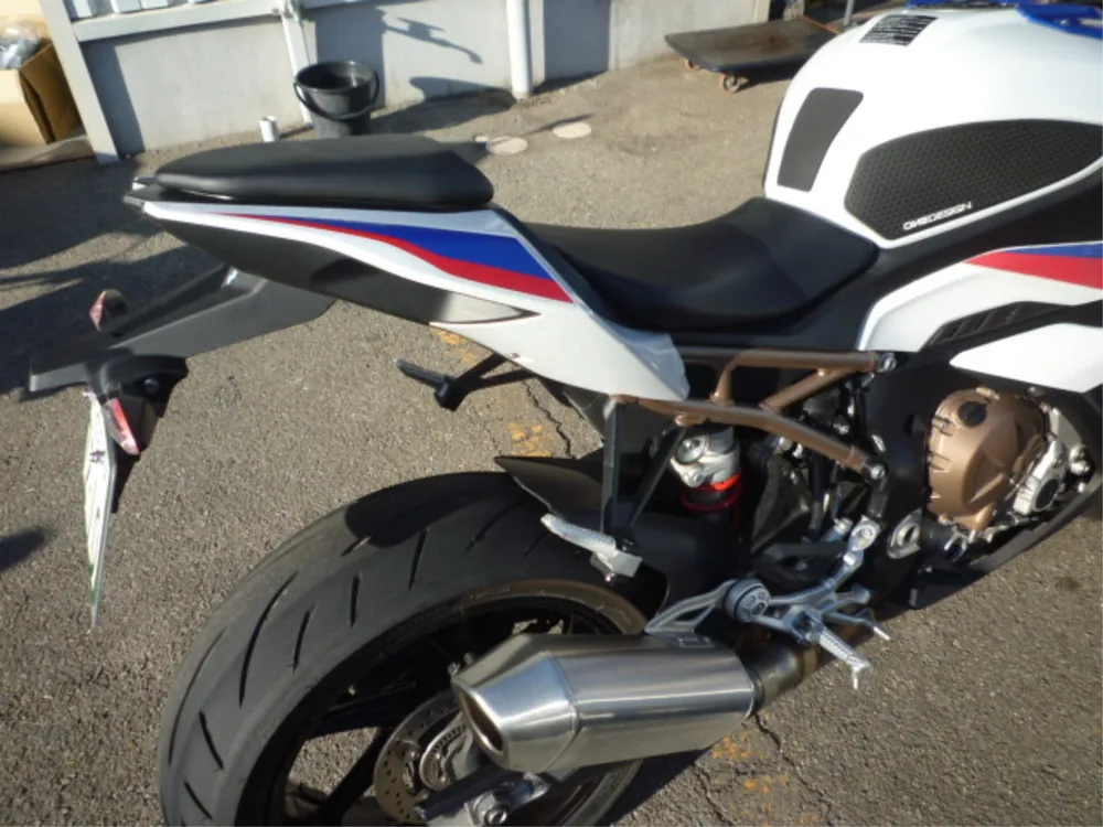 BMW S1000Rr 2021, white / blue, фото 3