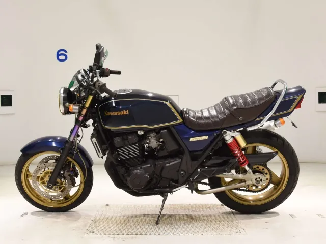 Kawasaki ZRX400-II, синий, фото 2