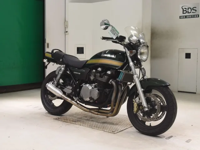 Kawasaki Zephyr750RS 2007, зелёный, фото 3