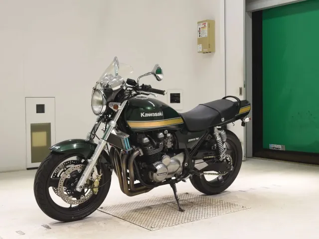 Kawasaki Zephyr750RS 2007, зелёный, фото 4