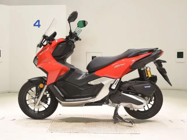 Honda ADV160, красный, фото 2