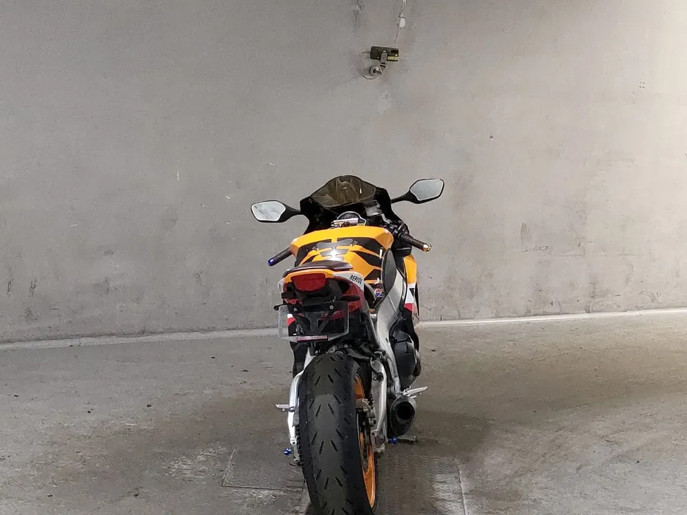 Honda CBR1000RR 2012, чёрный, оранжевый, фото 4