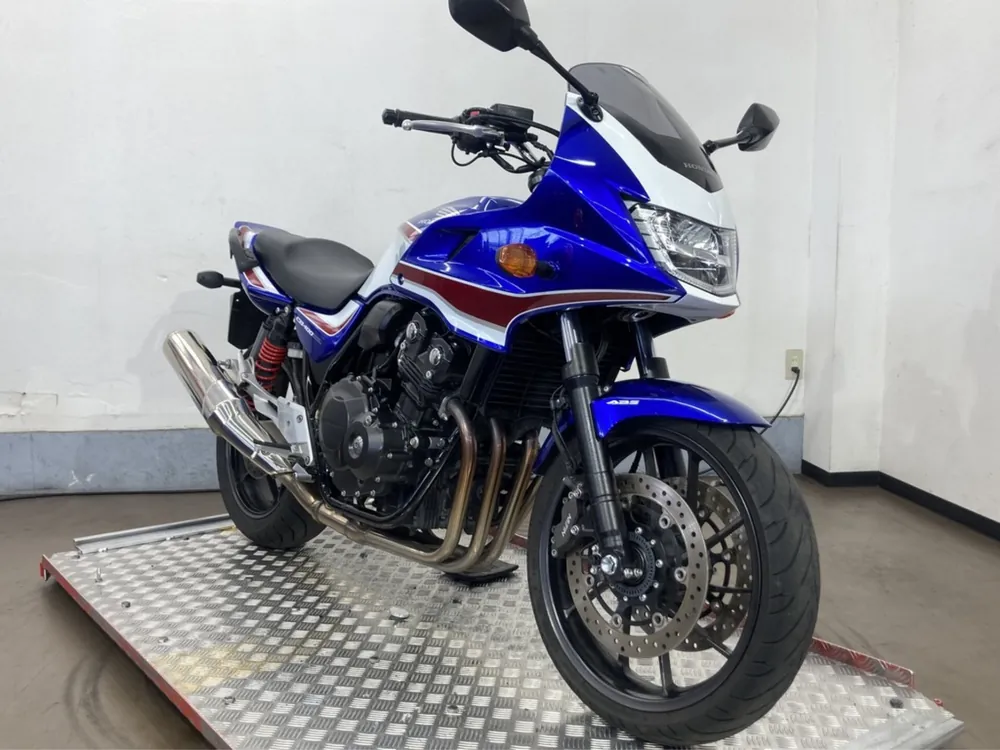 Honda CB400SB 2020, white / red / blue, фото 4
