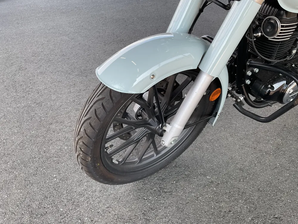 Honda GB350C 2025, light blue, фото 15