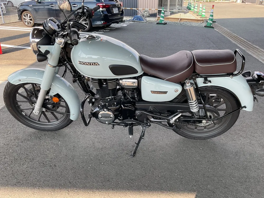 Honda GB350C 2025, light blue, фото 6