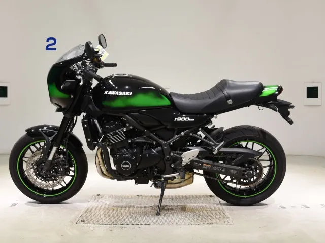 Kawasaki Z900RS, black | green, фото 2