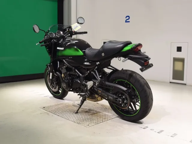 Kawasaki Z900RS, black | green, фото 6