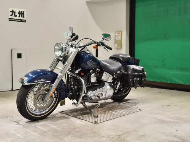 Harley-Davidson FLSTC1450 2001, navy blue, фото 4