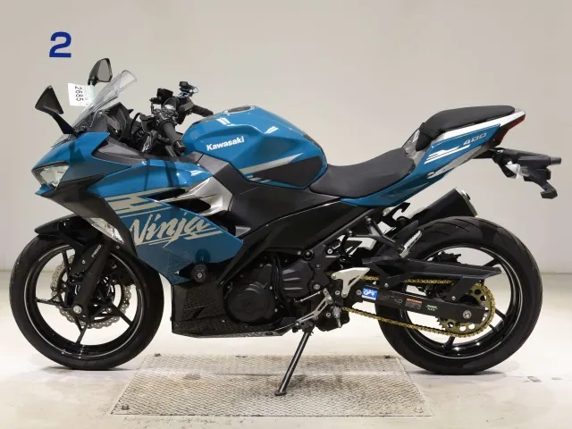 Kawasaki Ninja 400 2021, blue | silver, фото 2