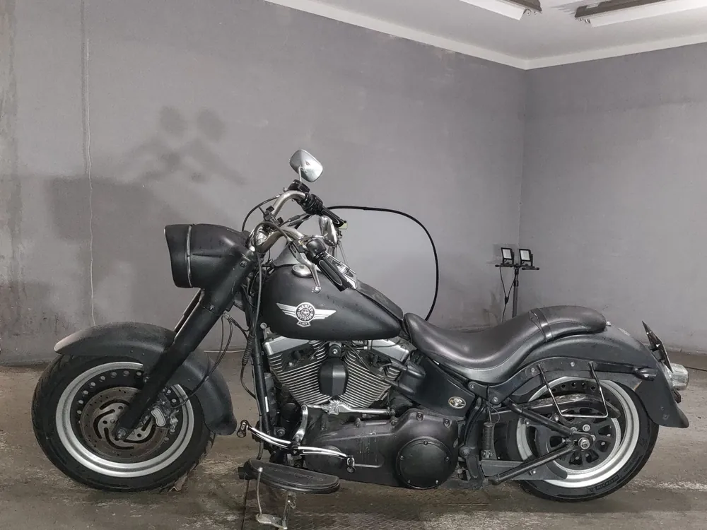 Harley-Davidson FLSTFB1580 2011, чёрный, фото 2