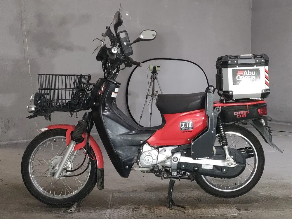 Honda Cross Cub, красный, фото 2