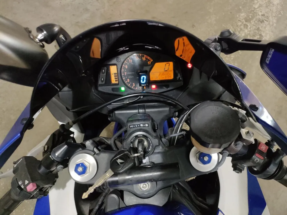 Honda CBR600RR PC40 2007, white / blue, фото 5